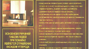 Основной причиной гибели людей при пожарах является отравление оксидом углерода