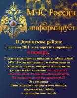 Информация по пожарам в Зиминском районе