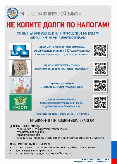 Способы оплаты задолженности: